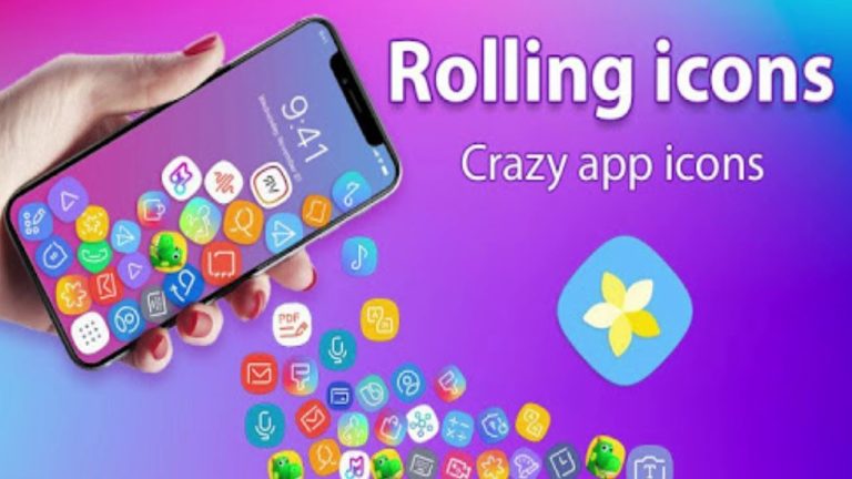 Rolling icons App and photo