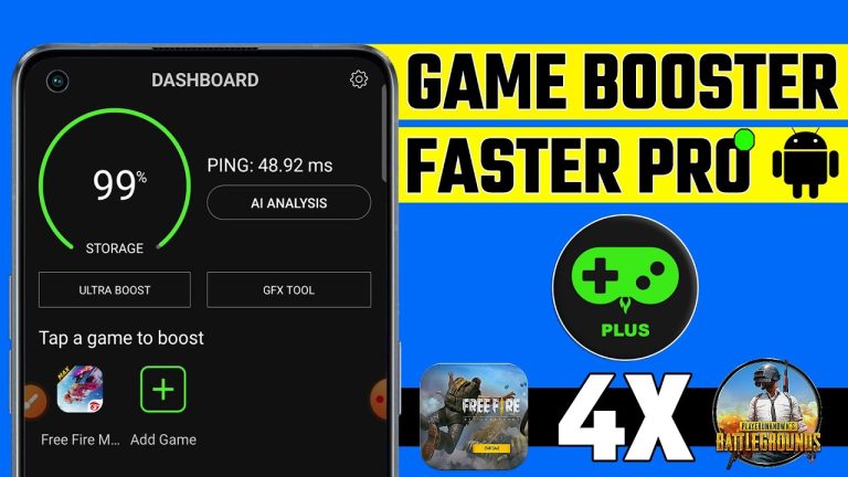 Game Booster 4x Faster