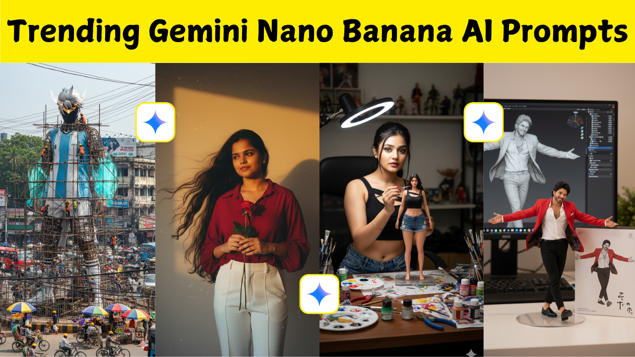 trending Gemini nano banana AI prompts